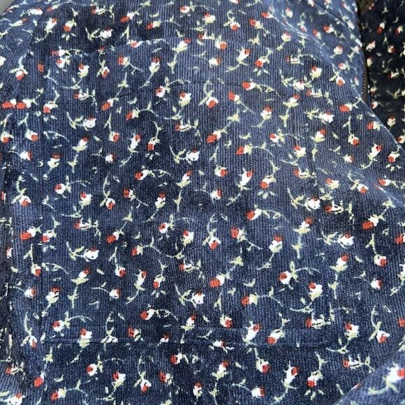 ✨Floral Ditzyprint Thin Wale Corduroy Zipper Mini Skirt✨ - Picture 7 of 8